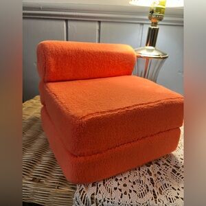 American Girl Doll Orange Futon or Folding Chair